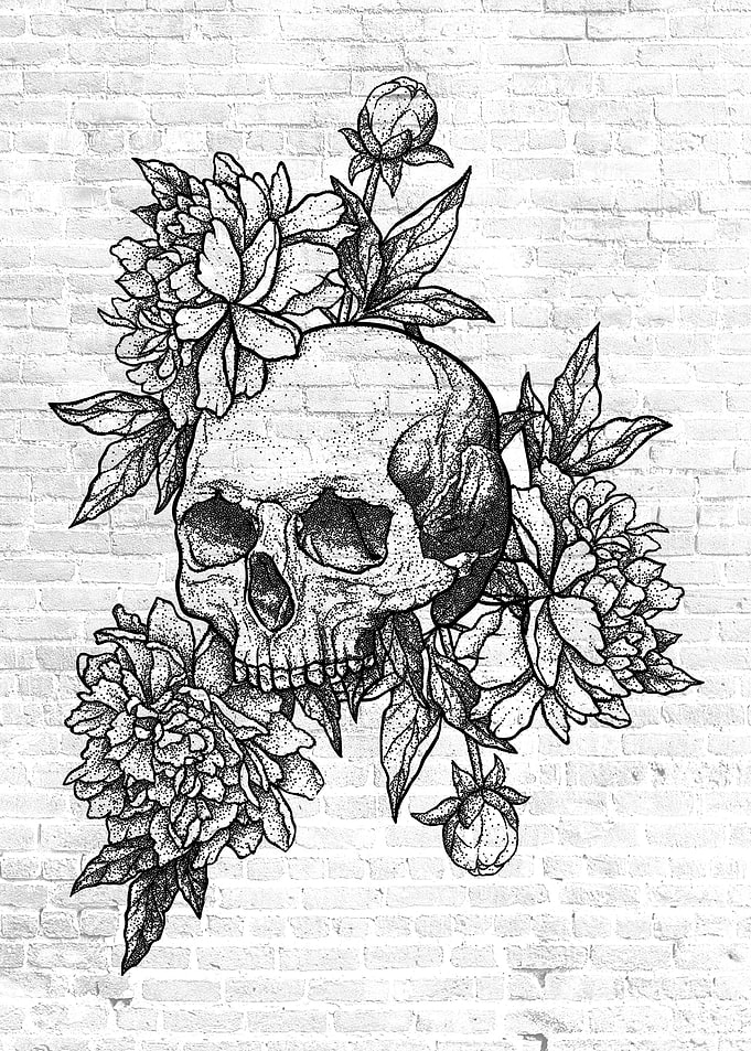 Mnimalistic skull