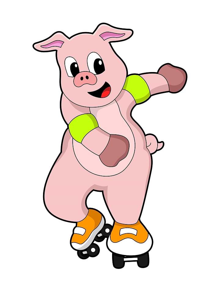 Pig Inline skaters