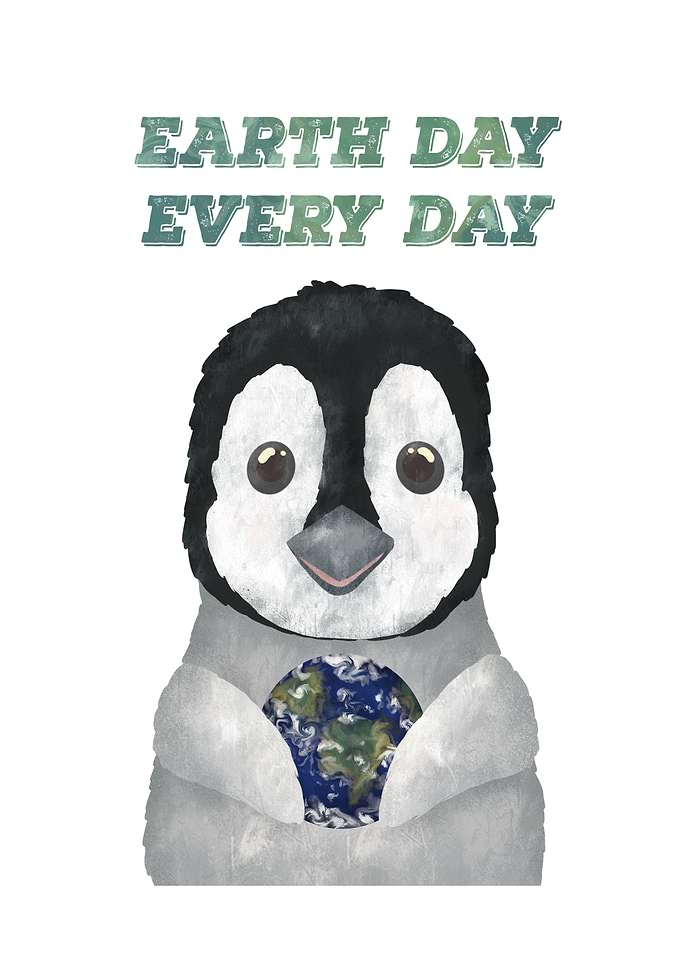Earth day Penguin