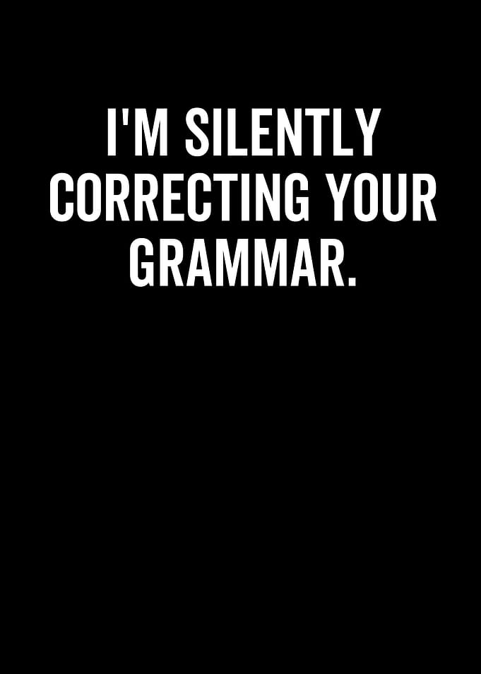 Im Silently Correcting