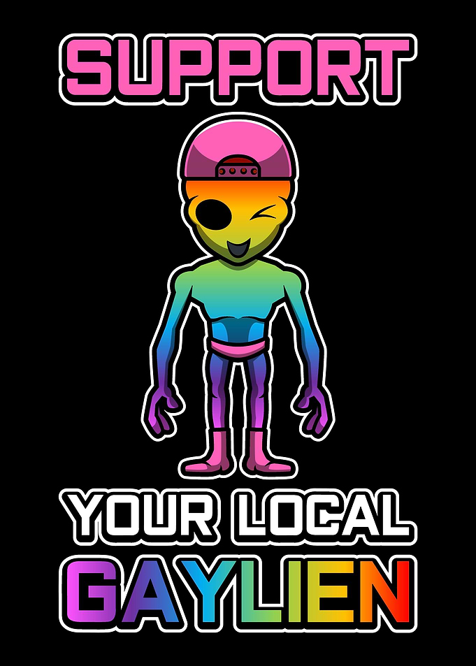 Gay Pride Alien