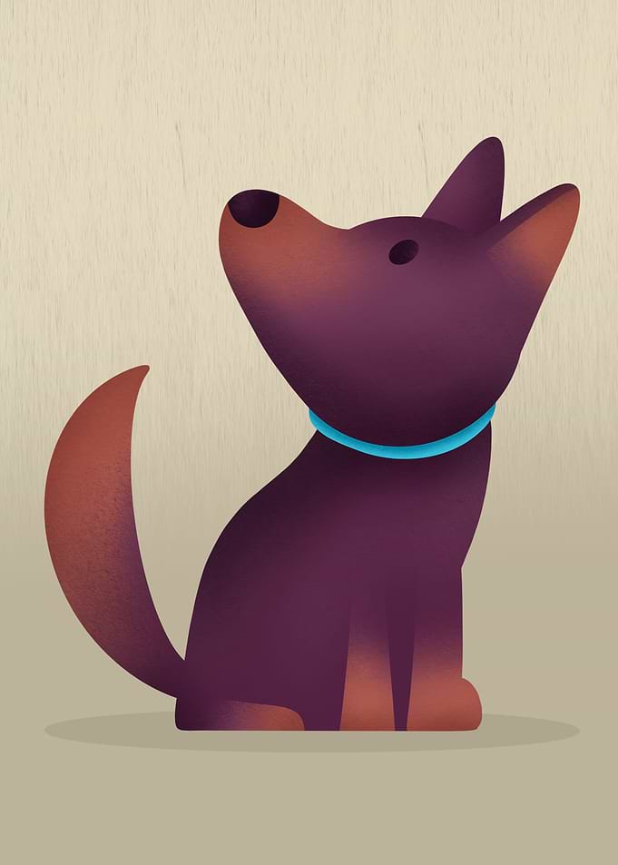 Purple Dog