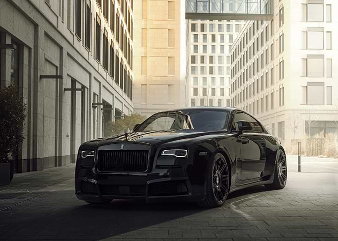 Black Rolls Royce Wraith