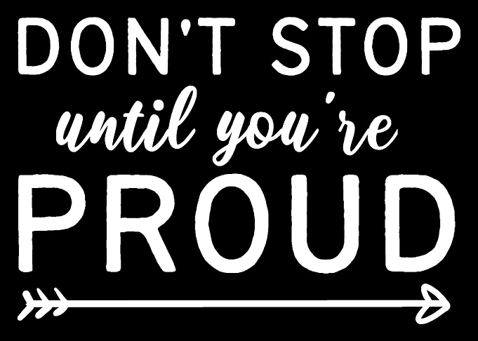 Youre Proud Optimistic an