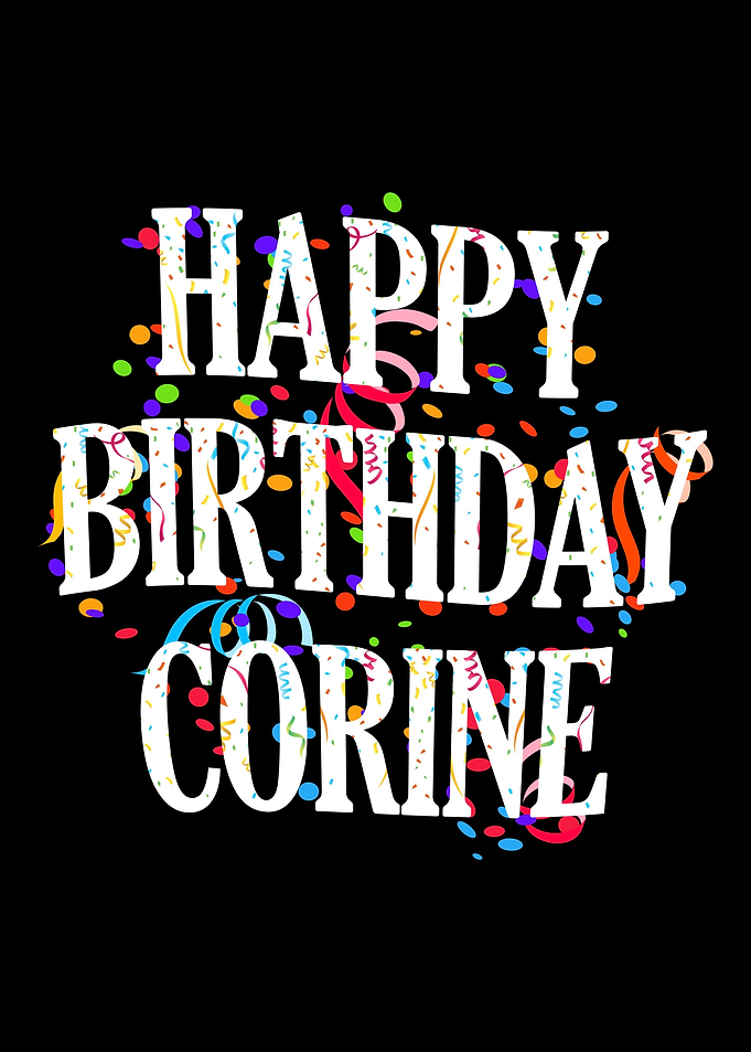 Happy Birthday Corine