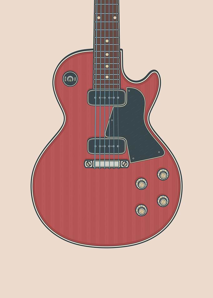Cherry Special LP Guitar