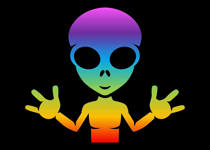 Gay Pride Alien