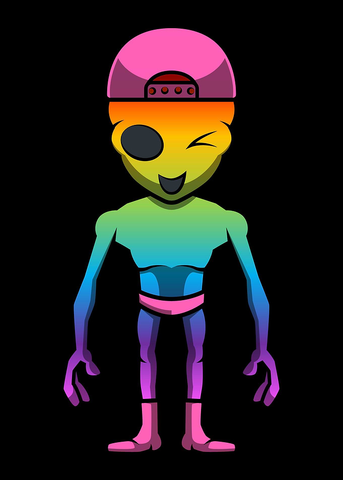 Gay Pride Alien