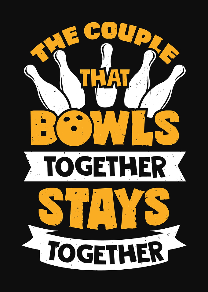 Bowling Couple Design
