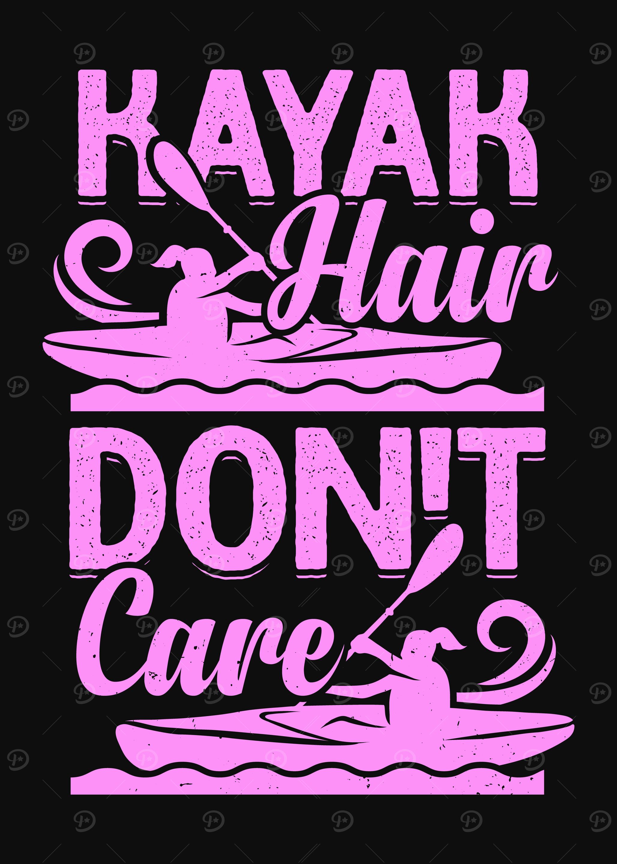 Kayaking Girl Design