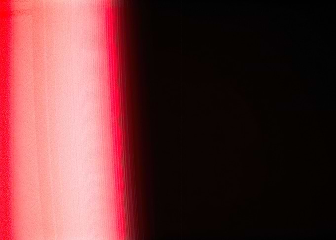 Film burn side light grad