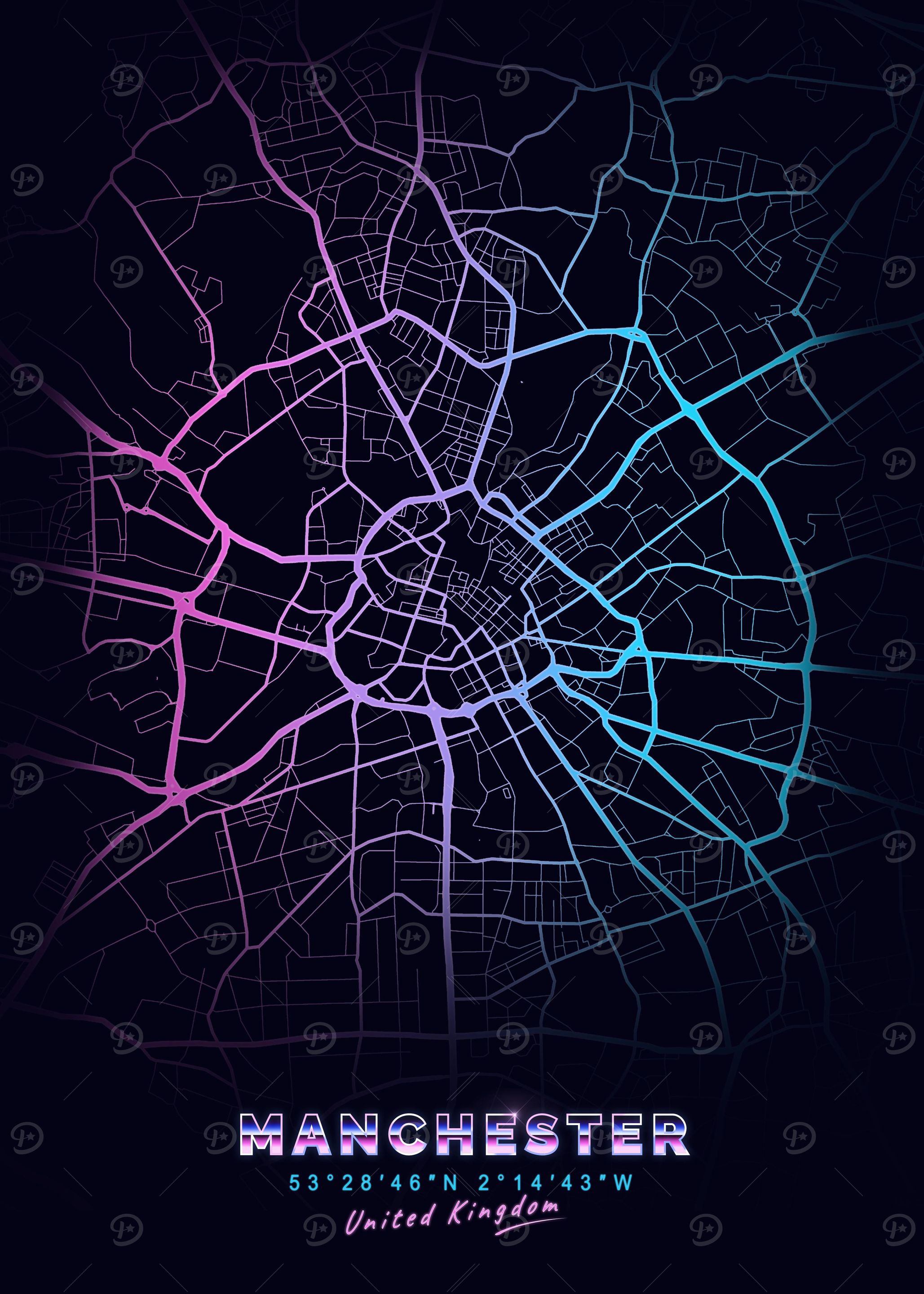 Manchester Map