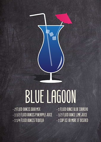 Cocktail Drinks Wall Decor