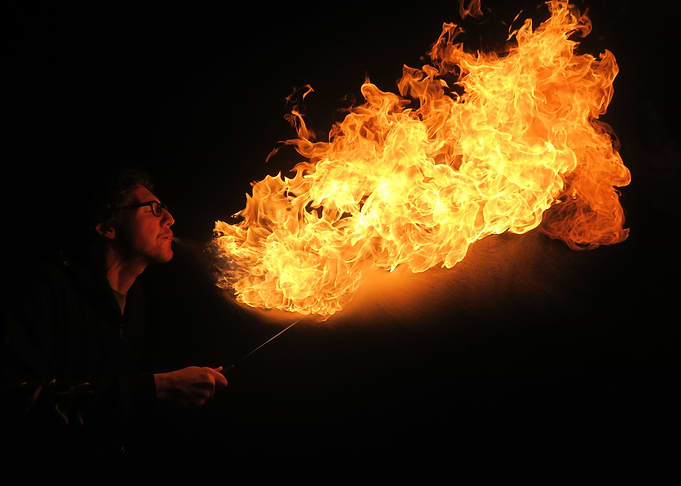 Fire eating habits