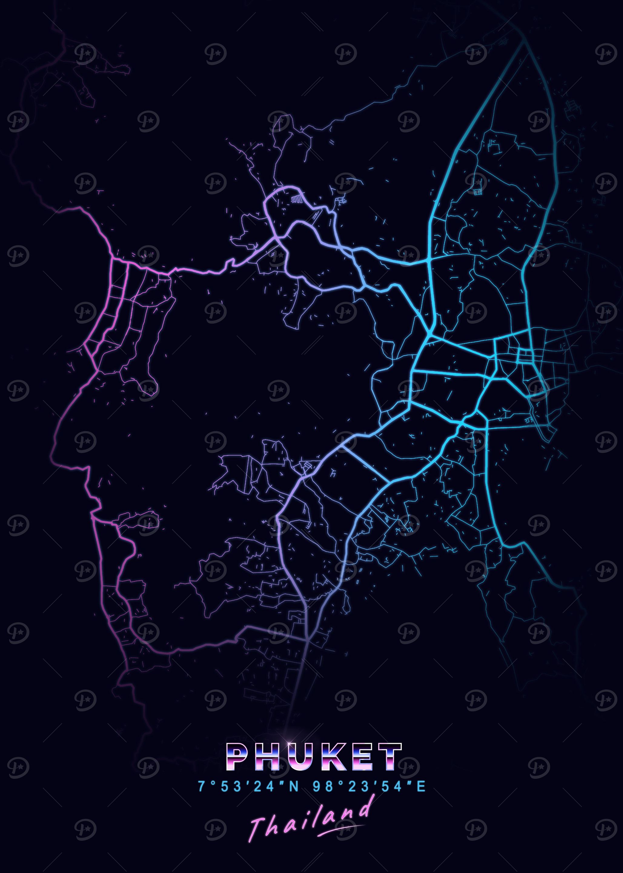 Phuket Map
