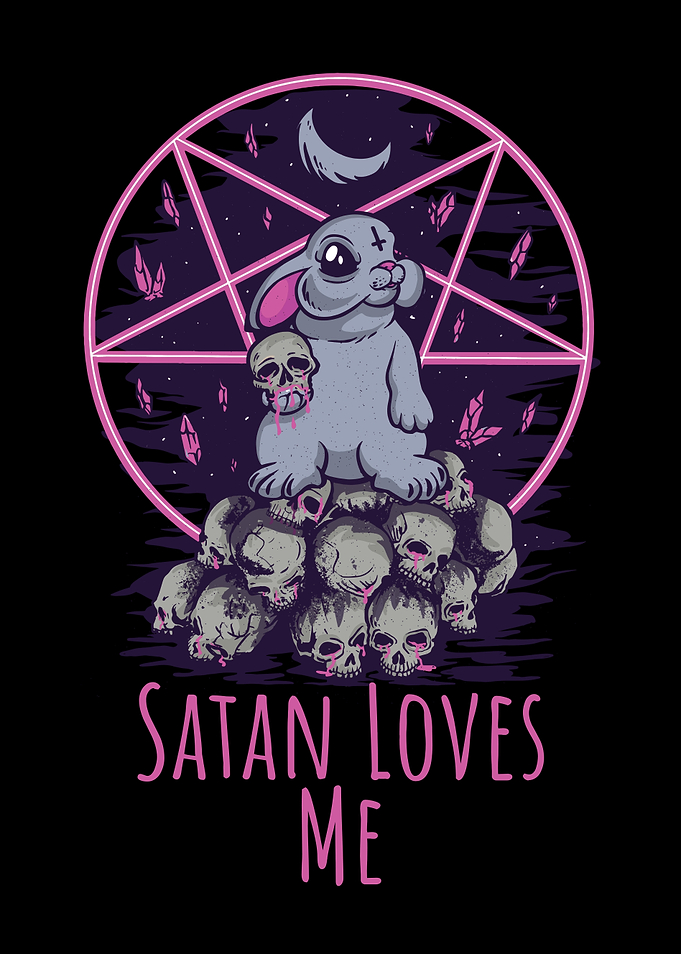 Satan Loves Me Bunny