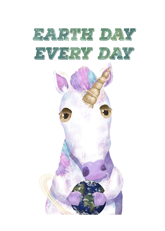 Earth day Unicorn