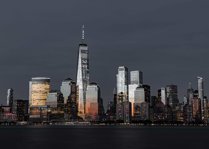 Modern city skyline