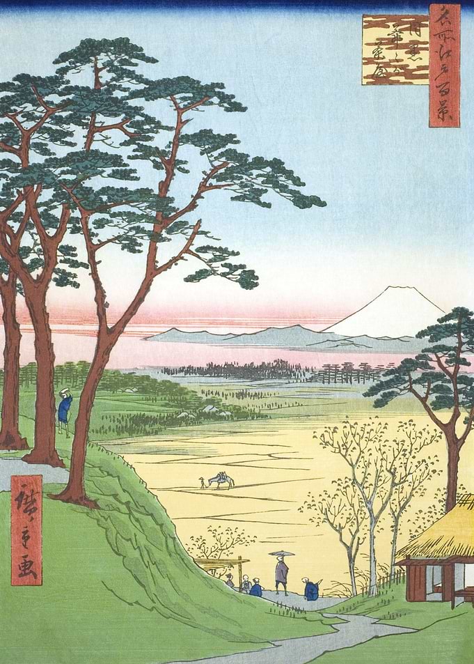 Teahouse At Meguro 1850s