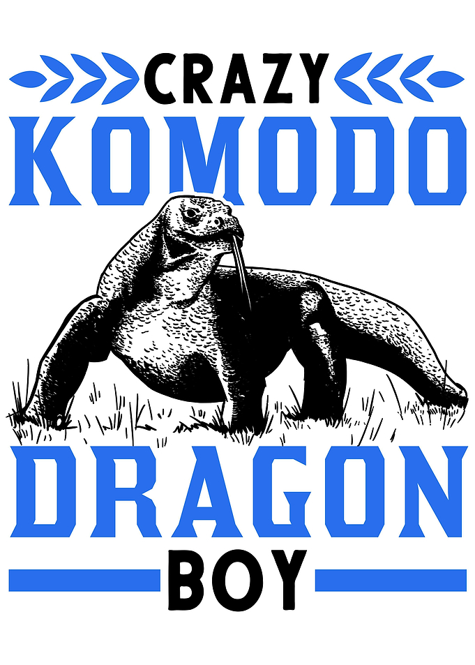 Crazy Komodo Dragon Boy
