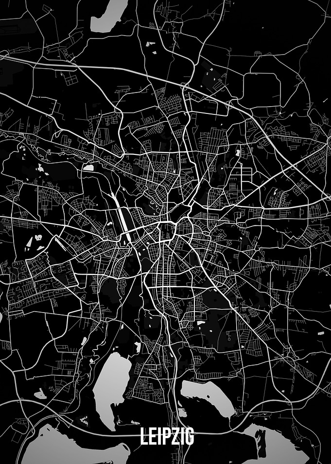 Leipzig dark map