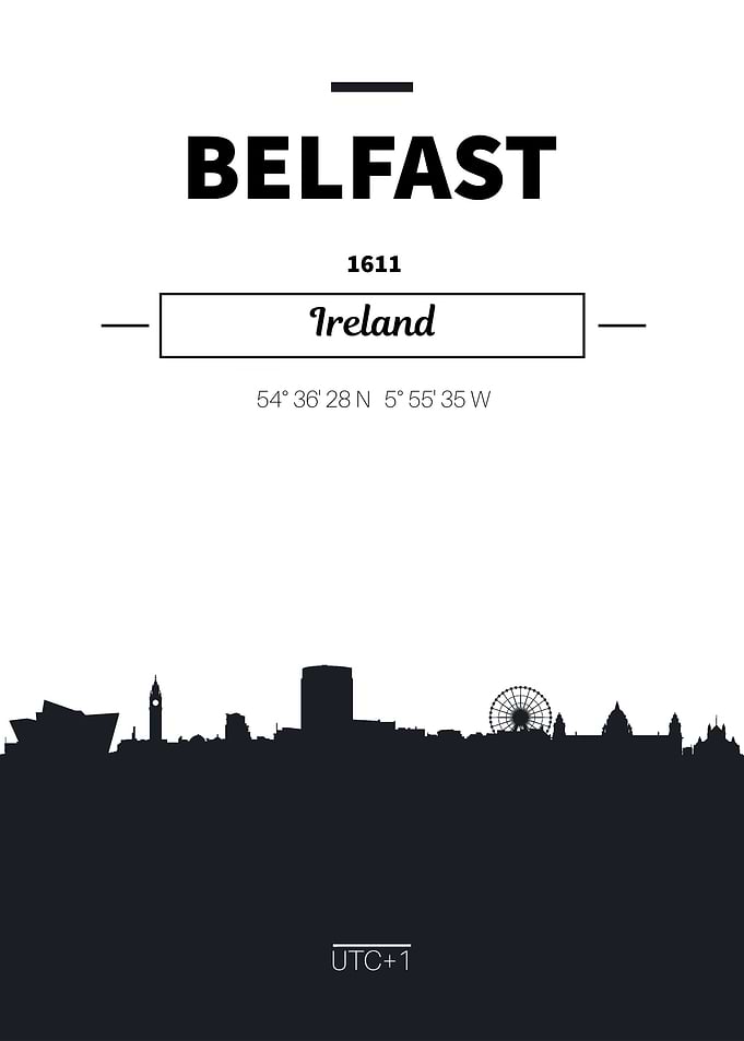 Belfast Ireland skyline