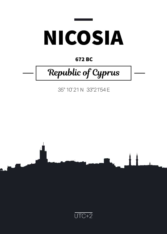 Nicosia Cyprus skyline