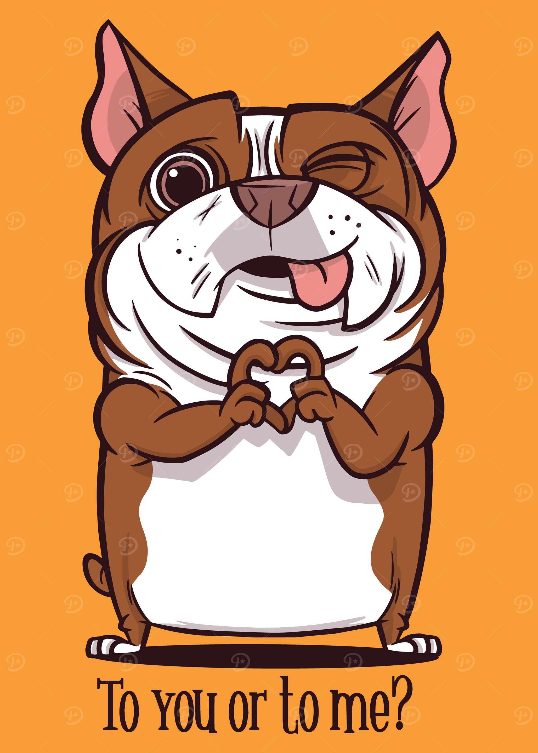 CUTE DOG TO YOU OR TO ME