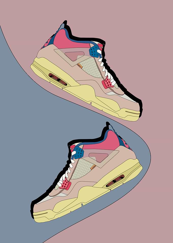 Pink cute shoes