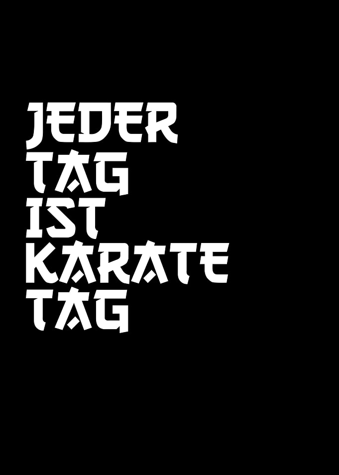 jeder Tag ist karate tag