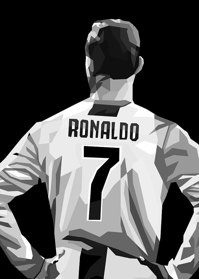 C Ronaldo In Wpap Pop Art