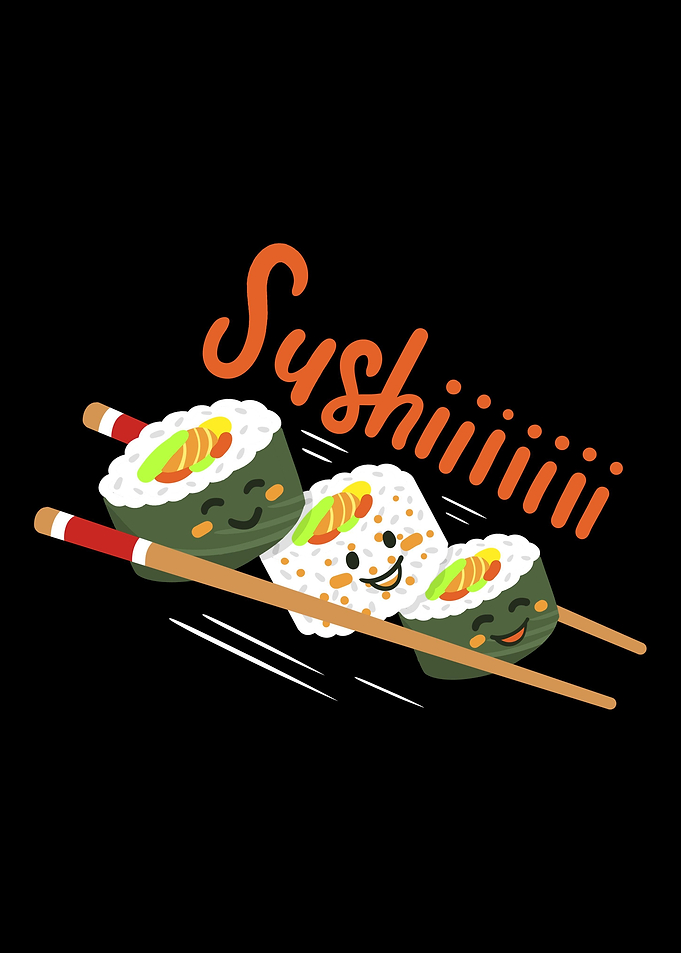 Sushi Japanese Kawaii