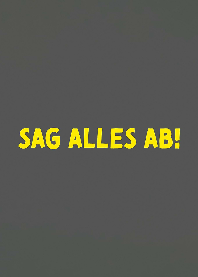 Sag alles ab