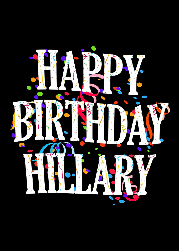 Happy Birthday Hillary