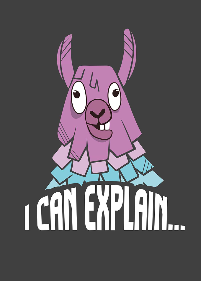 Llama I Can Explain funny