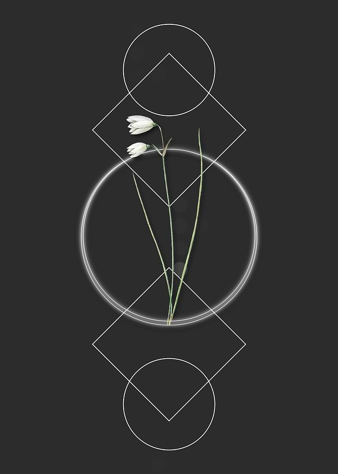 Vintage Snowbell Flower