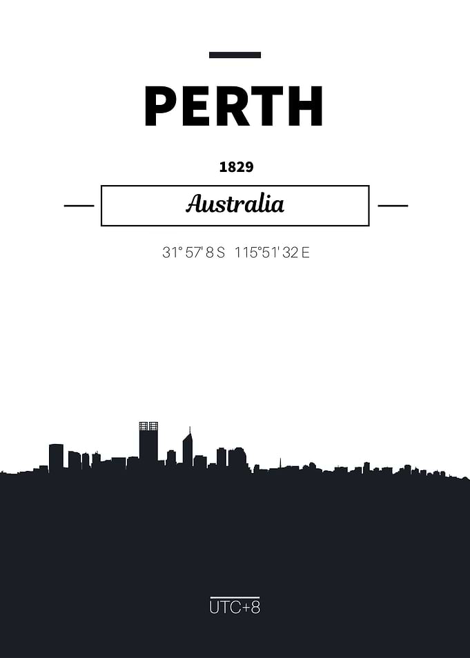 Perth Australia skyline