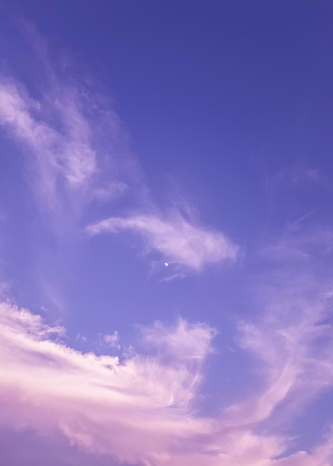 Tranquil evening sky