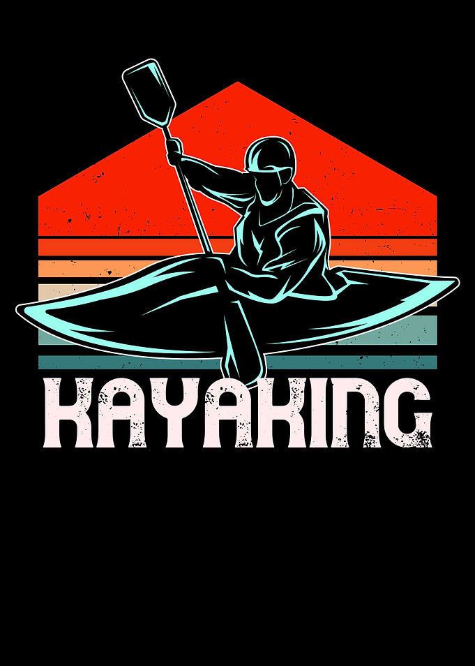 Kayaking River Paddle