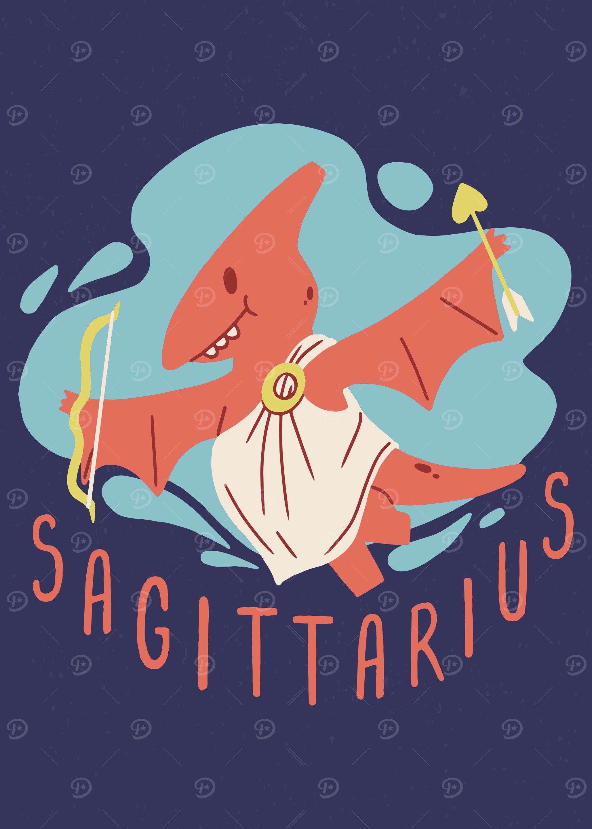 CUTE DINO SAGITTARIUS