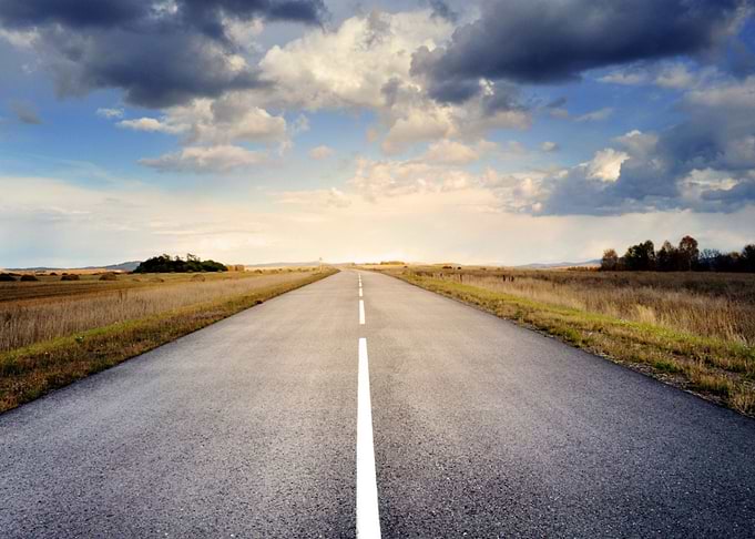 Empty Road landscapes