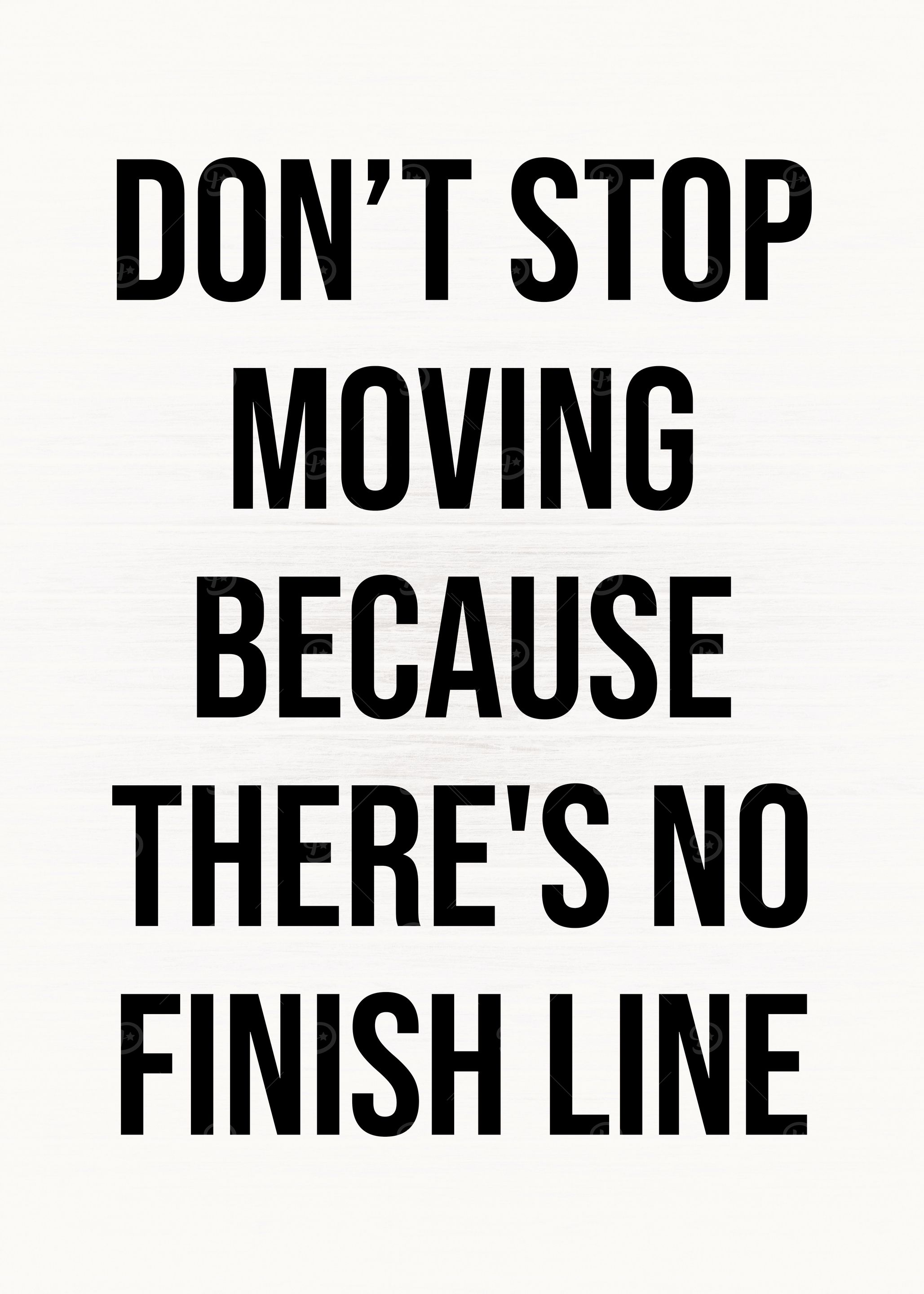 No Finish Line