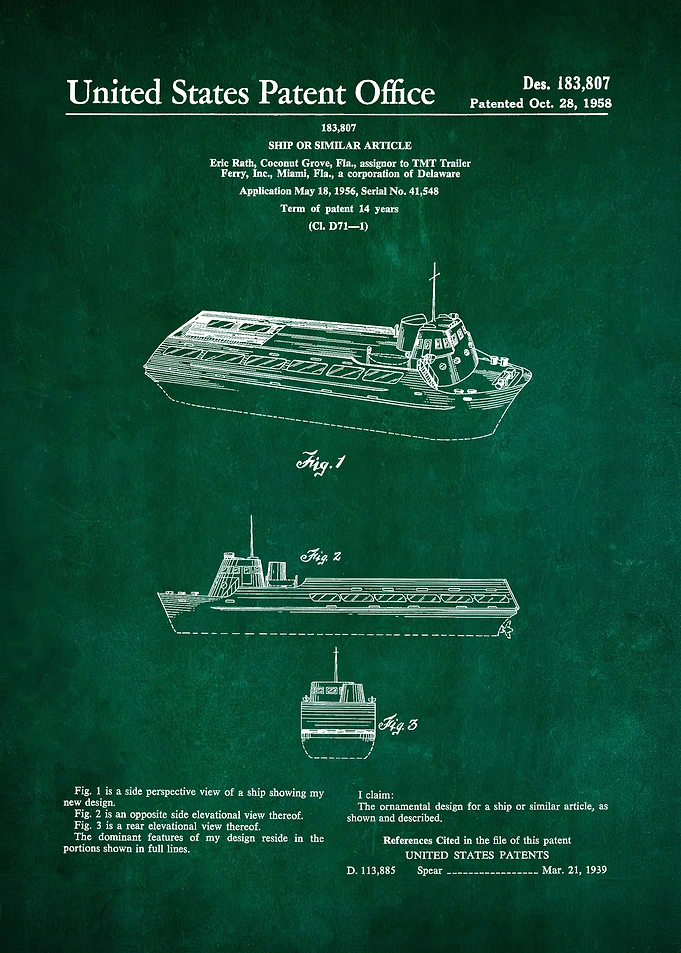 19 Ferry Boat Patent