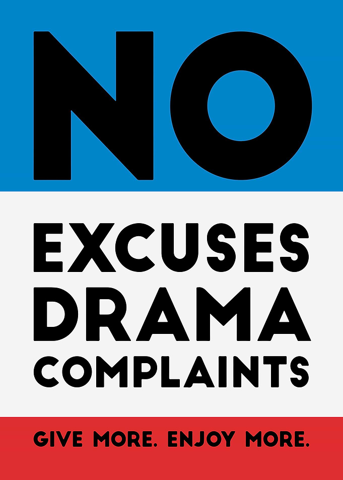 No Excuses