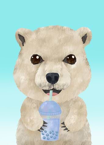 Polar Bear Boba Tea