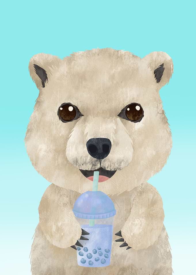 Polar Bear Boba Tea