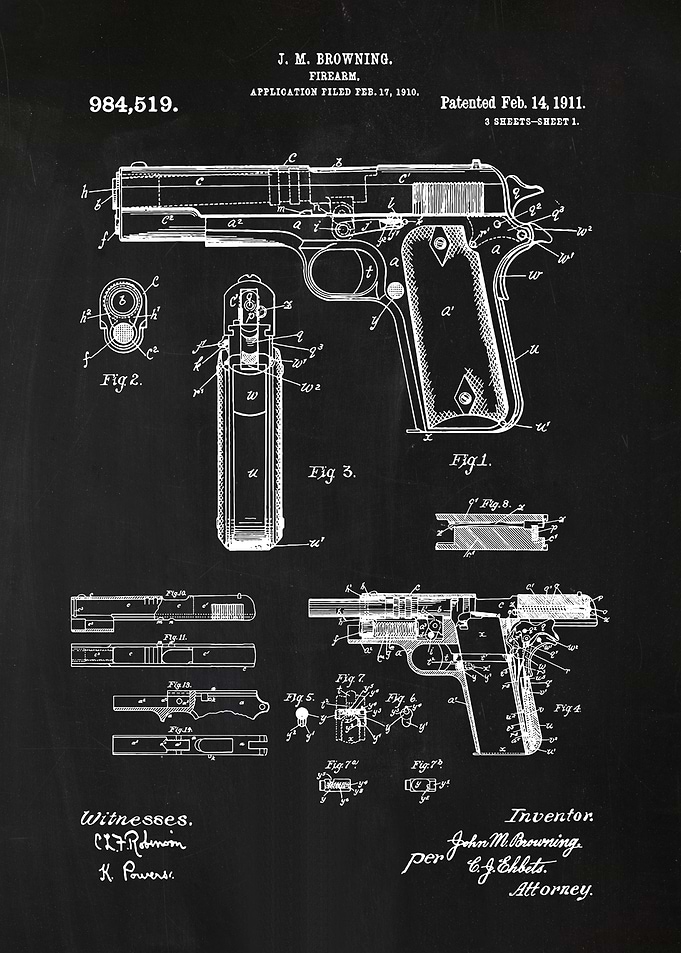 2 Colt 45 Handgun 1911 Pa