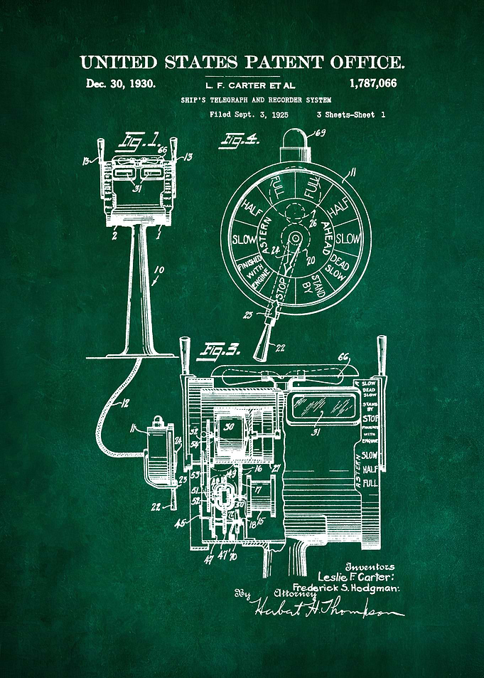 12 Ship Telegraph Patent