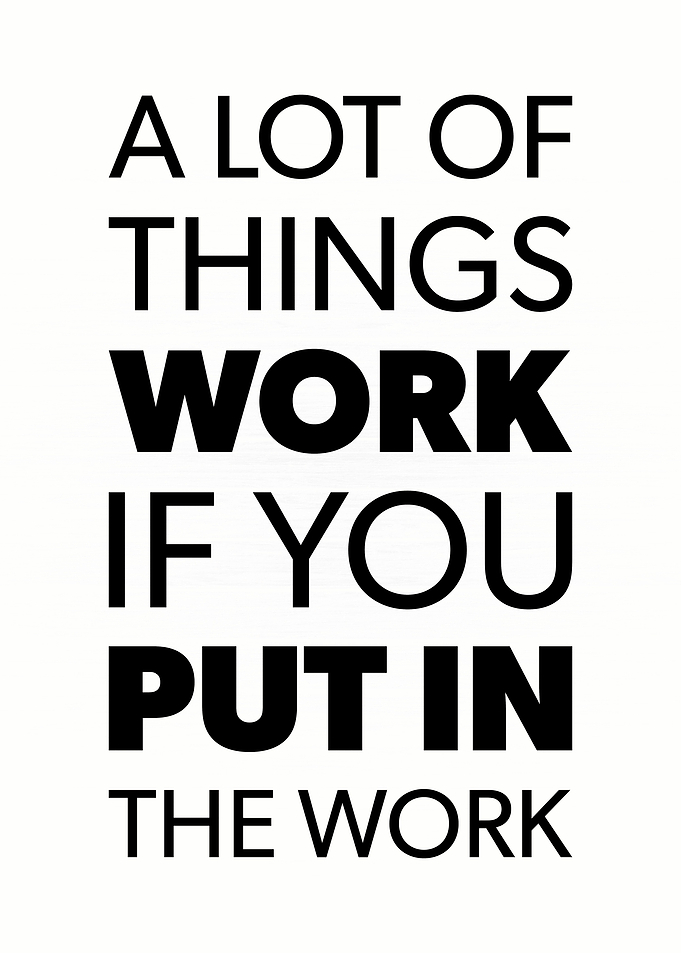 Put In The Work