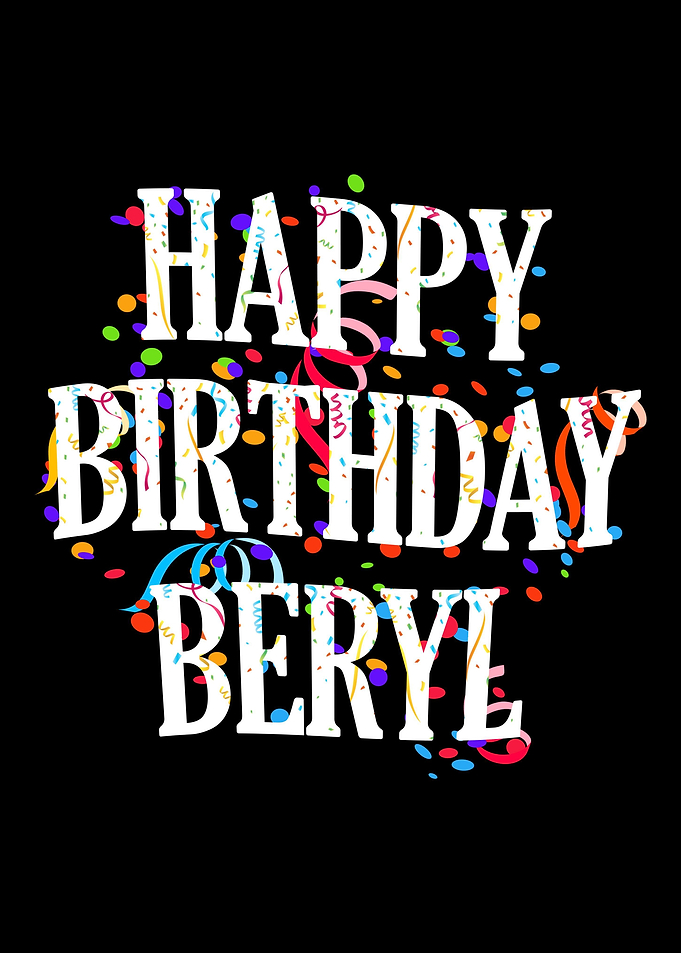 Happy Birthday Beryl